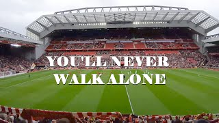 The best Youll Never Walk Alone ever Liverpool FC first full stadium after lockdown [upl. by Nivi]