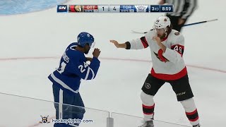 Scott Sabourin vs Wayne Simmonds Oct 9 2021 [upl. by Intosh]