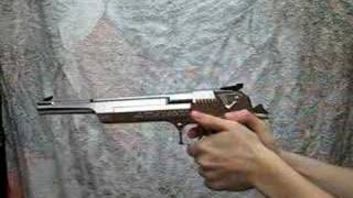 Airsoft Biohazard TM Desert Eagle 50ae 10 Inch Barrel [upl. by Oileduab]