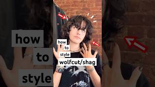 how i style my hair hairroutine hairstyle haircut unisex androgynous hairstyles hairtutorial [upl. by Morse870]