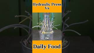 Hydraulic Press VS Daily Food hydraulic experiment [upl. by Nahor]