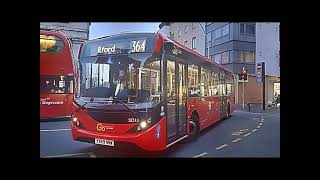 Buses in the London Borough of Redbridge [upl. by Dnalram859]