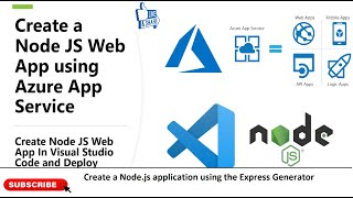 Create a Nodejs web app in Azure with Visual Studio Code and App Service [upl. by Eyahs]