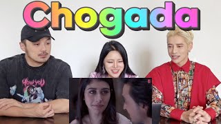 Kpop singer amp pds reaction to the best Navratri song😍Chogada💖Loveyatri AOORA FRIDAYYY MiMi [upl. by Ylas509]