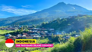 MOUNTAIN VILLAGES AND RICH FARMLAND  Indonesia Rural Life [upl. by Michey803]