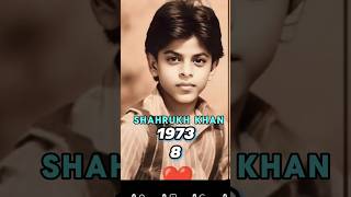 SHAHRUKH KHAN Age Transformation 19652024  SRK Now amp then  Old photos  srk [upl. by Turmel]