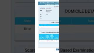 My SSC gd final result for PET  Raw marksnormalised marks  ssc gd cut off 2023 viral shorts [upl. by Alor705]