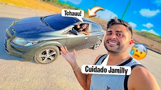 JAMILLY DIRIGIU PELA PRIMEIRA VEZ MEU CARRO NOVO Que M3d0 [upl. by Aneladdam]