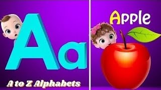 a for apple b for ball c for cat d for dogabcd  phonics song Alphabet Song playpacket [upl. by Adia977]