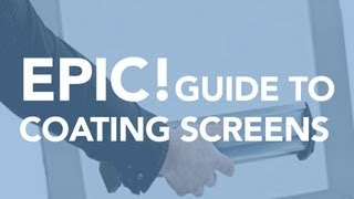 How to Screen Print  EPIC Guide to Coating Screens With Emulsion [upl. by Hoffer]