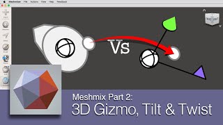 DART 157 F Meshmixer Tool Part 2 3D Gizmo Tilt amp Twist [upl. by Archie]