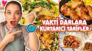 Çalışanlara Vakti Darlara 4 Kurtarıcı Tarif 🥘 [upl. by Wessling]