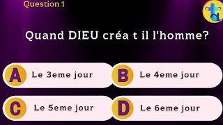 Quiz sur la bible avec questions et réponses en français le livre de la génèse [upl. by Oiziruam]