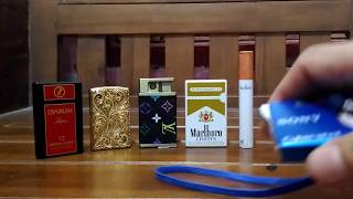 a collection of unique gas lighters  Aneka Korek Unik [upl. by Enelloc]