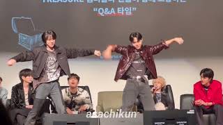 Doyoung and So Junghwan of Korean Boy Group TREASURE danced to SB19s GENTO at a Special Fan Event😱 [upl. by Mcspadden584]