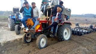 Eicher tractor with 2 harrow in rithal tractor competition [upl. by Etteniuqna]