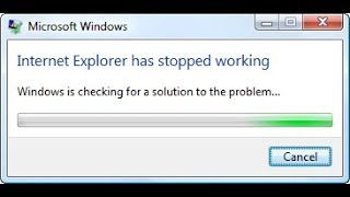 Internet Explorer has stopped working in Windows 10 8 and 7 [upl. by Suiluj]