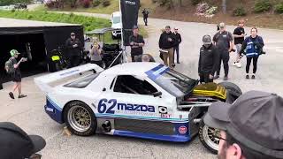 Mazda 767B and RX7 GTU startup and revving [upl. by Wasson]