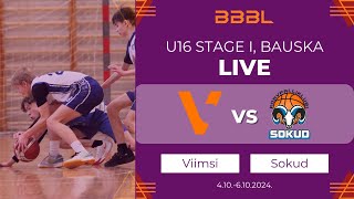 KK Viimsi 2009 vs BC Kalev CramoKK Sokud 2009  BBBL Boys U16 [upl. by Karlene140]