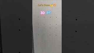 Easy 3D 3️⃣ Illusion❤️ amp Art shorts youtubeshorts art [upl. by Eyanaj268]