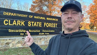 Clark State Forest State Park Hike And Drive Through [upl. by Ahse]