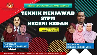 PENGAJIAN AM STPM BAHAGIAN C ESEI SEMESTER 3 2021 [upl. by Ingrid942]