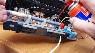 Erres AM FM Radio Receiver  Vintage  Repair amp A Technical Look inside radio [upl. by Atimed]