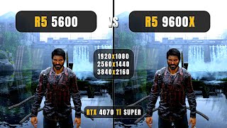 AMD Ryzen 5 5600 vs Ryzen 5 9600x  x2 Price Justified or Not🤔 1080p 1440p 4K  4070 Ti Super [upl. by Seen]