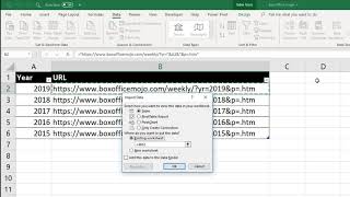 Import Multiple Pages from Web with One Query in Excel [upl. by Hamid147]