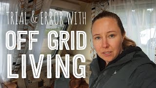 Trial and error with off grid living in a caravan  RV [upl. by Enajaras249]