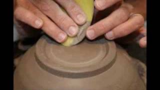 Trimming a pot on potters wheel step by step tutorial  Lakeside Pottery Studio [upl. by Roselia]