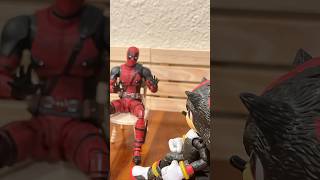 Deadpool telling DAD JOKES… 💀spiderman stopmotion shorts [upl. by Otreblasiul]