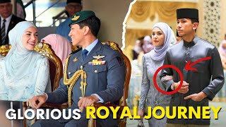 Royal Love Story This Is How Prince Mateen Accompanies His Lovely Anisha on Their Royal Journey [upl. by Eanehs]