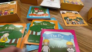 Unboxing Decodable Books [upl. by Aicirpac455]