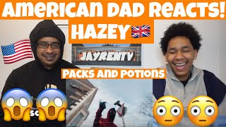 HAZEY  Packs and Potions Official Video AMERICAN DAD REACTS 🇺🇸 [upl. by Tesler]