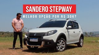 RENAULT SANDERO STEPWAY 2013  MELHOR OPÇÃO POR R 30MIL  AVALIAÇÃO CHAVE RESERVA [upl. by Aihsinyt]