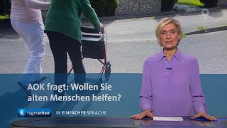 tagesschau in Einfacher Sprache 1900 Uhr 10122024 [upl. by Neelyar57]