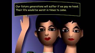 Save world Animation Video climatechange saveworld [upl. by Capwell514]