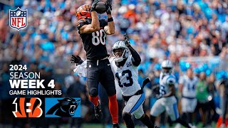 Cincinnati Bengals vs Carolina Panthers Game Highlights  NFL 2024 Season Week 4 [upl. by Nitfa976]