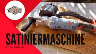 1500W Satiniermaschine Bürstmaschine optimal zum Holz bürsten [upl. by Svensen442]