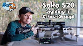 Getting the Sako S20 Hunter Sighted In  IMPRESSIVE RESULTS [upl. by Montano]