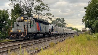 NJT GP40 4104 leads NJT 5439 9624 [upl. by Mariya]