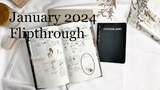 Stalogy Notebook  Nolty planner  Jan Flipthrough Curious Pen [upl. by Dawna57]