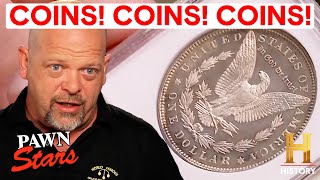 Pawn Stars TOP 10 RARE COINS MEGA COMPILATION [upl. by Hall]