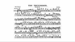 The Thunderer March  John Philip Sousa  Piccolo [upl. by Entruoc]