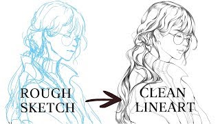 MediBang How I Lineart  TUTORIAL [upl. by Uos932]