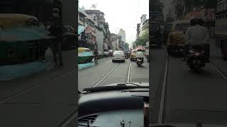 Kolkatas Tram  Tram line Old Kolkata  Heritage Tram train videos [upl. by Yevad]