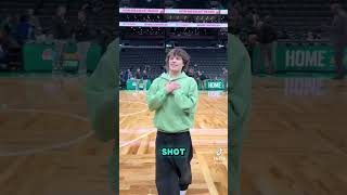 The Sturniolo triplets at the Boston Celtics game yesterday SturnioloTriplets Celtics 💚‼️ [upl. by Ear399]