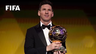 LIONEL MESSI REACTION  FIFA Ballon dOr winner FULL [upl. by Corydon]