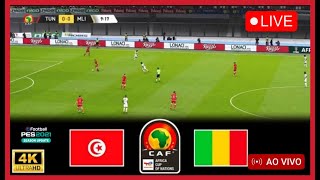 🔴LIVE  Tunisia vs Mali  Africa Cup Of Nations 2024  Live Football Match  Pes 21 Gameplay [upl. by Dnomhcir]